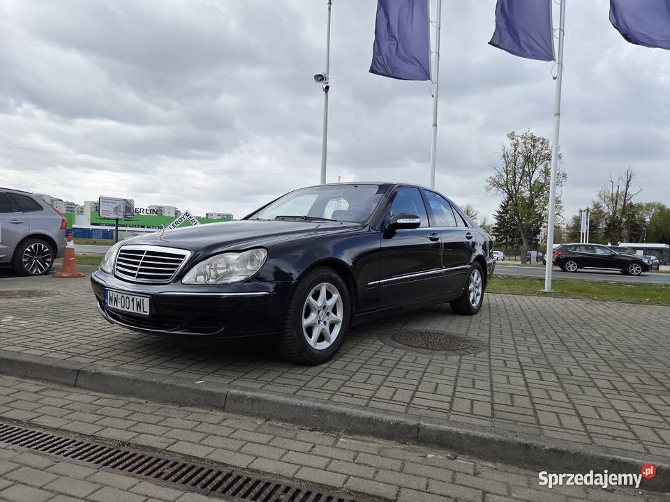 Mercedes S320CDI W220 2003r diesel mazowieckie Warszawa