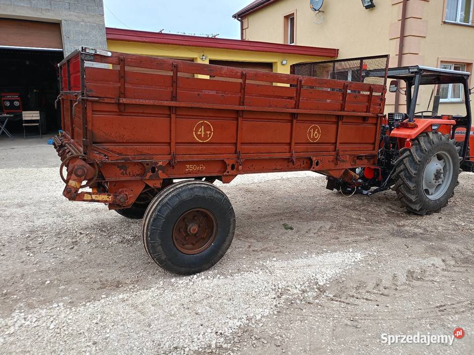 Rozrzutnik ruski 45t przyczepa Pełczyska