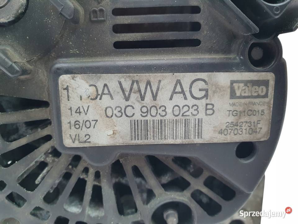 ALTERNATOR Audi A3 8P Skoda Octavia VW Golf V Chełm