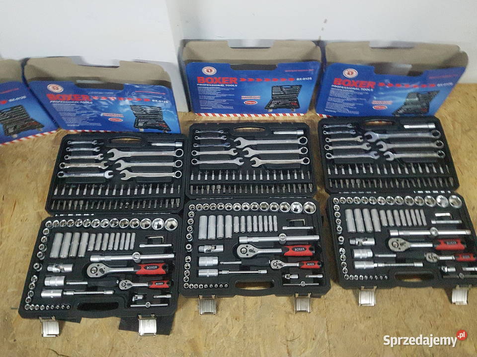 Zestaw kluczy nasadowych BOXER BX012 110 ELEM Dom i Ogród Głogowa