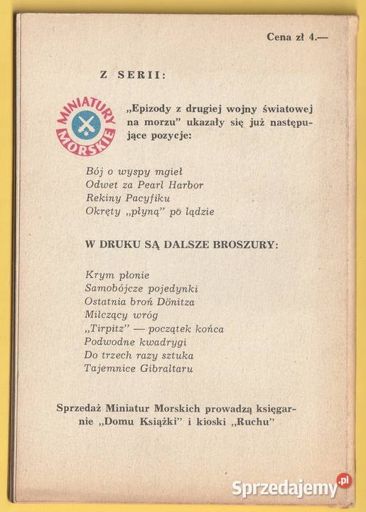 MINIATURY MORSKIE KRYM PŁONIE JAN PIWOWOŃSKI