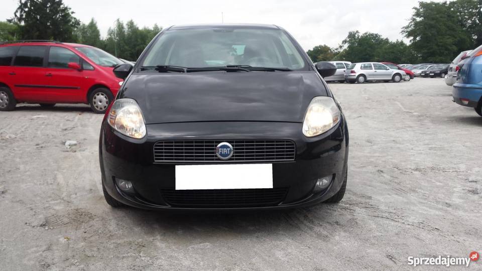 Fiat Grande Punto czarny nieuszkodzony Samochody osobowe Strzegom sprzedam