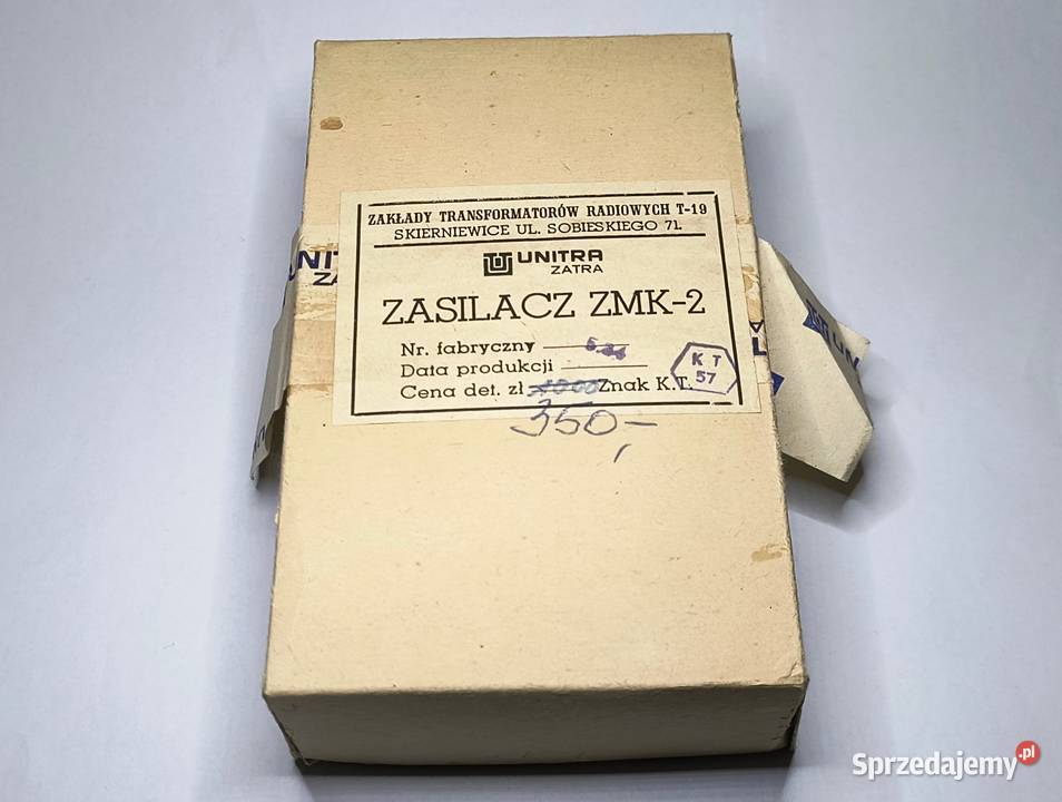Zasilacz ZMK2 Unitra ZATRA do magnetofonu MK125 Gdańsk