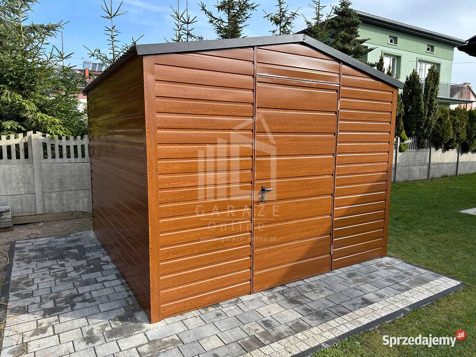 SCHOWEK DOMEK OGRODOWY 3x3 m dwuspadowy drzwi Zgorzelec