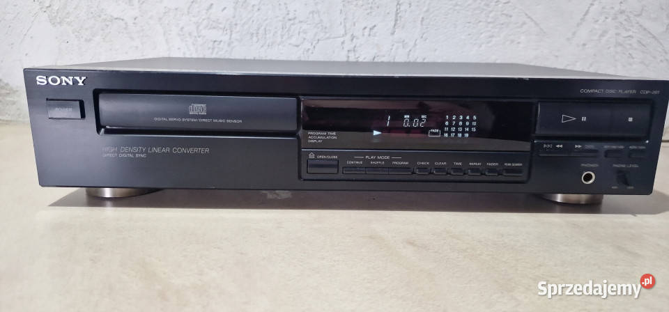 Cd player SONY 297 CDP297 odtwarzacz kompaktowy