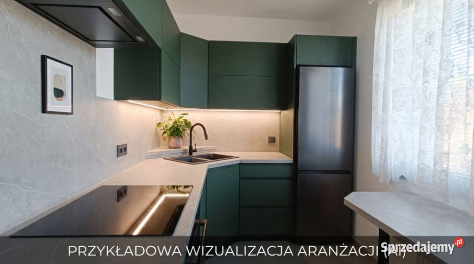 2 pokoje 48 m z balkonem Szczecin pętla 300 m balkon