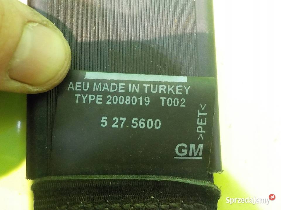 OPEL COMBO D 13 CDTI 16r L1H1 pas bezpieczenstwa osobowe mazowieckie Suków