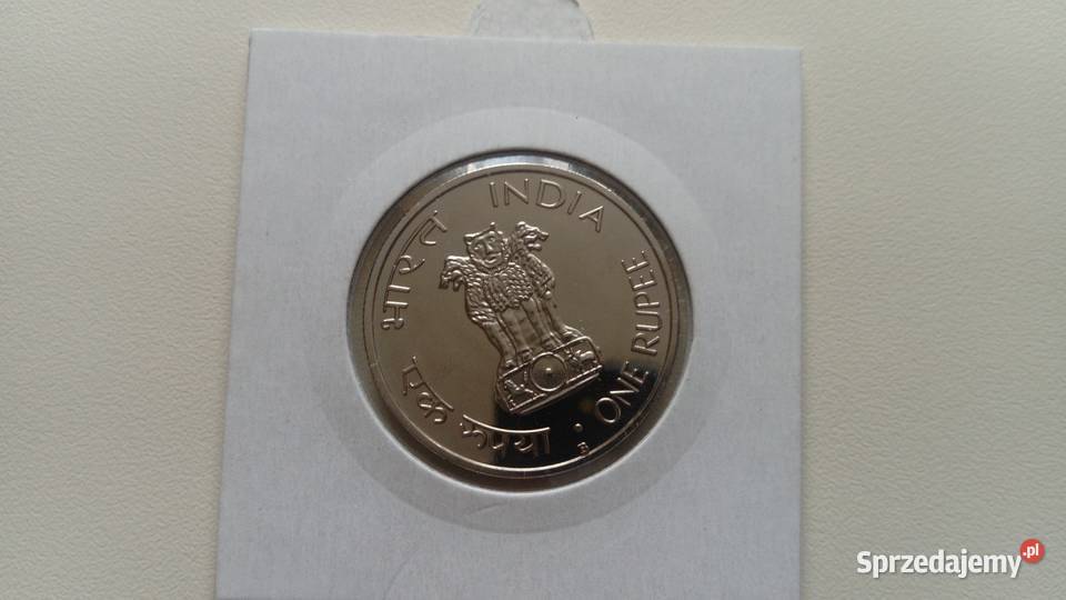 Moneta 1 rupia 1969 r 100 rocznica urodzin Numizmatyka