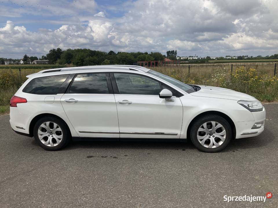 Sprzedam ładnego Citroena C5 Biała Perła elektryczne lusterka Płock