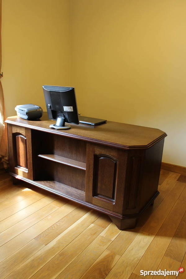 Biurko drewniane dębowe opolskie