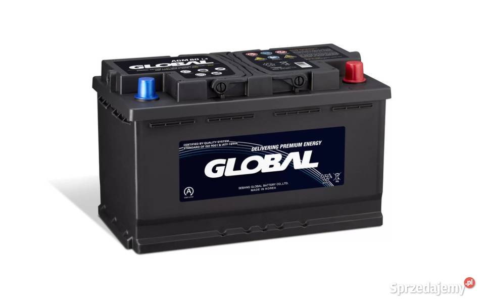 Akumulator Global AGM STARTSTOP 80Ah 800A osobowe Rzeszów