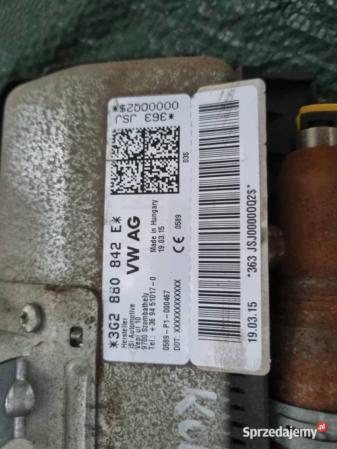 poduszka airbag kolanowa passat b8 arteon Rakoniewice