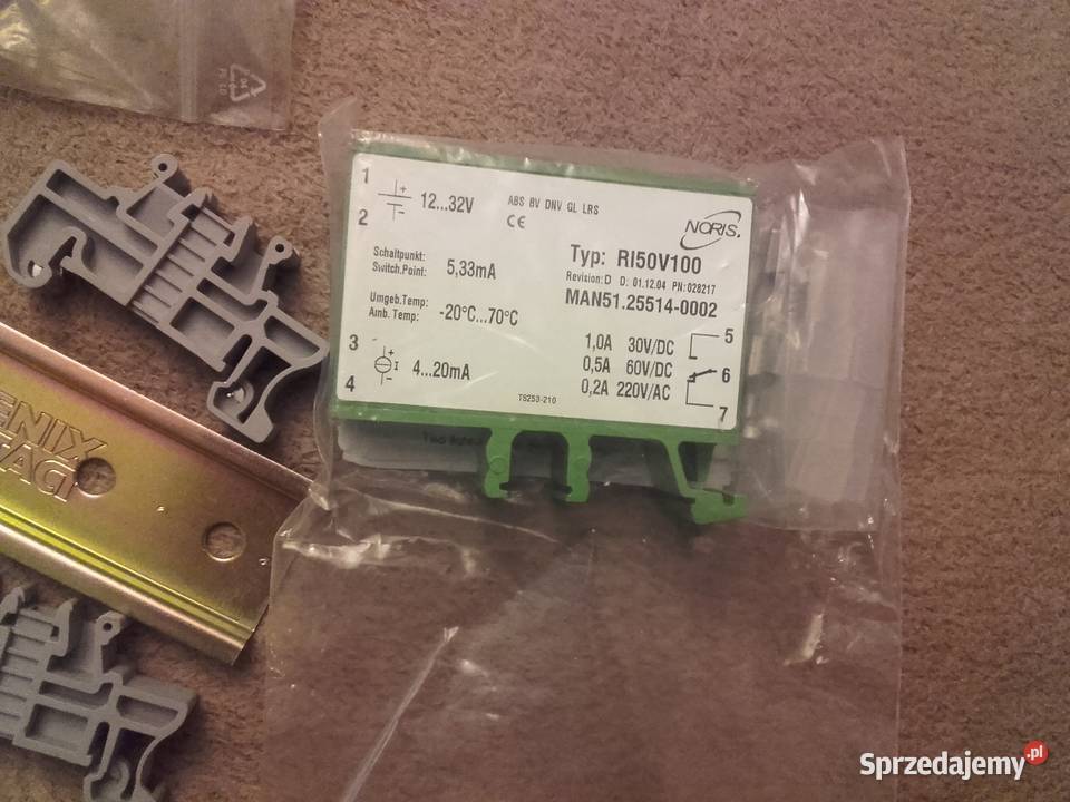 przekaźnik graniczny NORIS typ RI50V100 Pozostałe Szamotuły