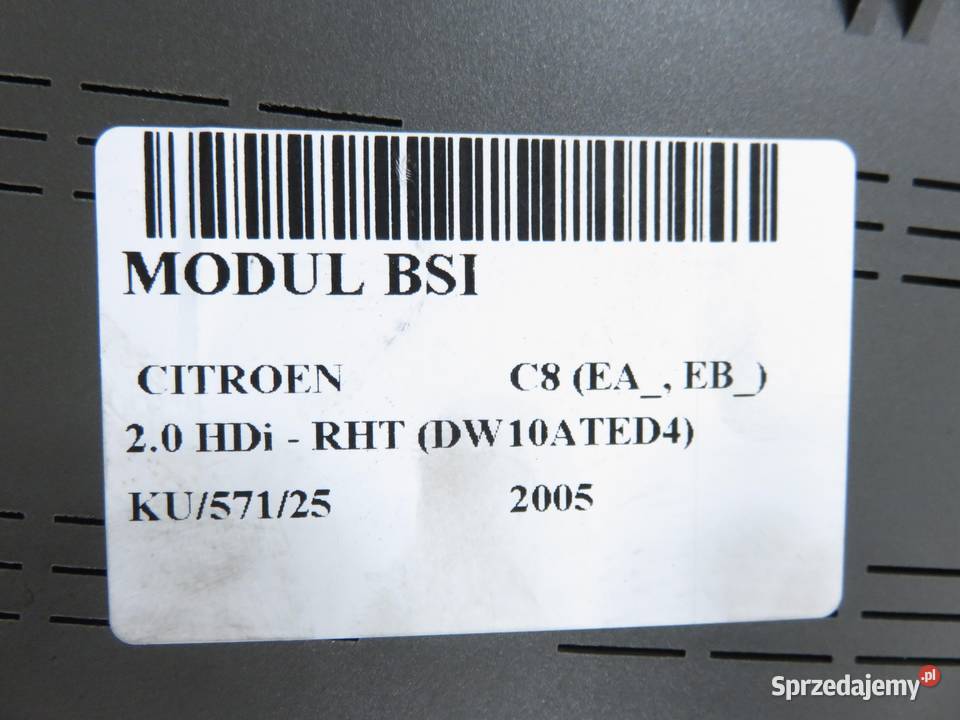 BSI CITROEN C8 EA EB 20 HDi RHT DW10ATED4 osobowe małopolskie sprzedam