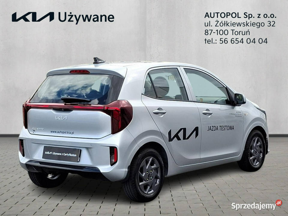 Kia Picanto Wersja L FV23 serwisowany w ASO demo kamera cofania Toruń
