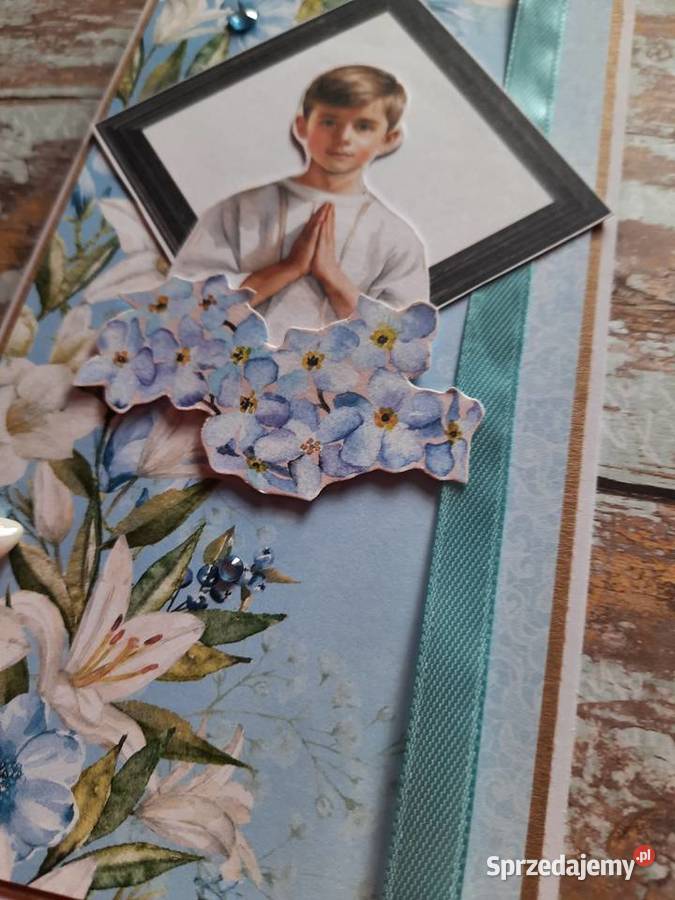 Kartka na komunie personalizowana lubelskie Dęblin