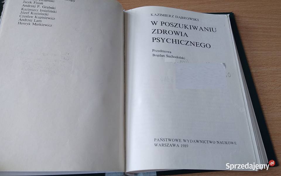 W poszukiwaniu zdrowia psychicznego Kazimierz Gdańsk