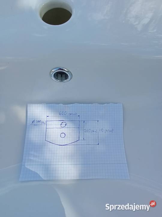 Umywalka 60 Cersanit ZESTAW Umywalki Jelenia Góra