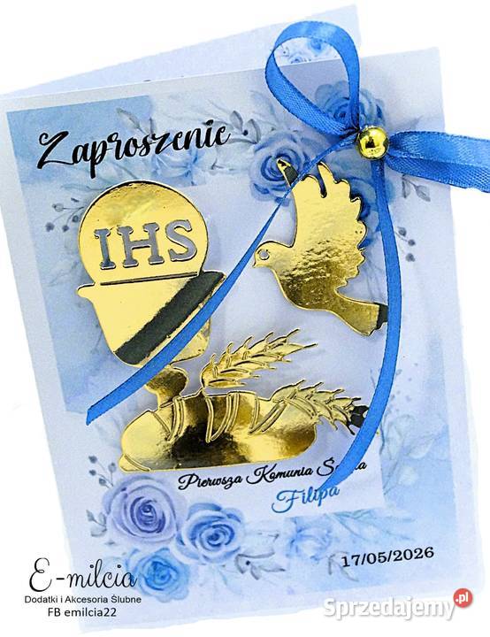 ZAPROSZENIA 3D SPERSONALIZOWANE i z ozdobioną Zielona Góra sprzedam