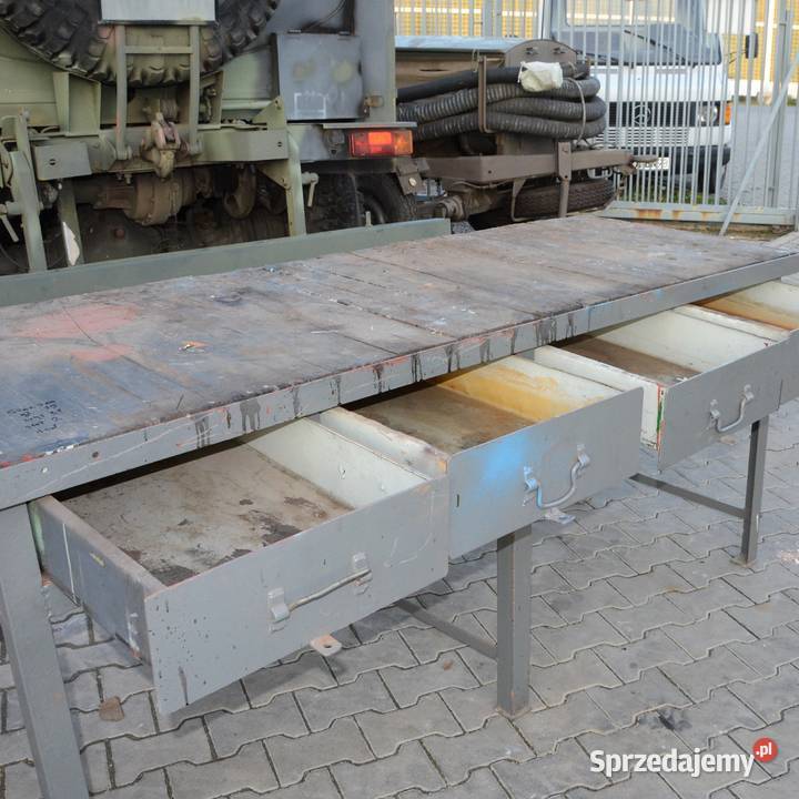 Stół warsztatowy narzędziowy roboczy z Wojska Nowy Gózd sprzedam