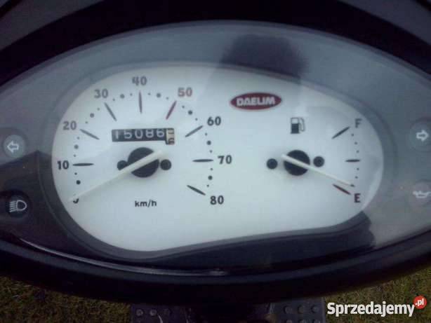 Skuter Daelim Tapo 50 nie Piaggio Minarelli dolnośląskie Miłoradzice