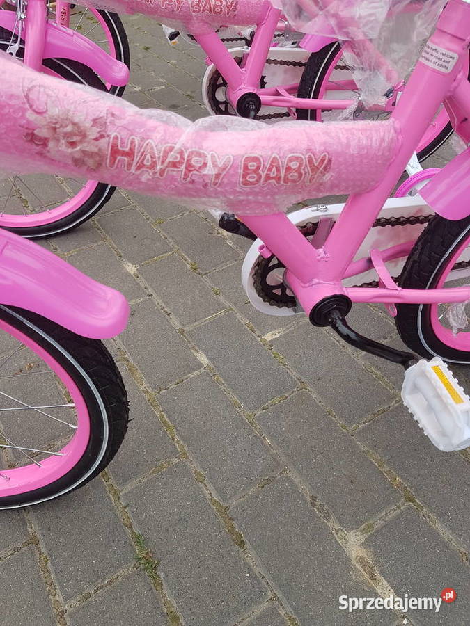 Rower rowerek dziecięcy 16 różowy fotelik lali Rowerki Głogowa