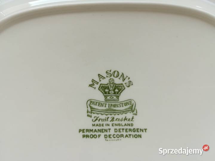 talerz misa angielska porcelana Masons na pomorskie Gdańsk sprzedam