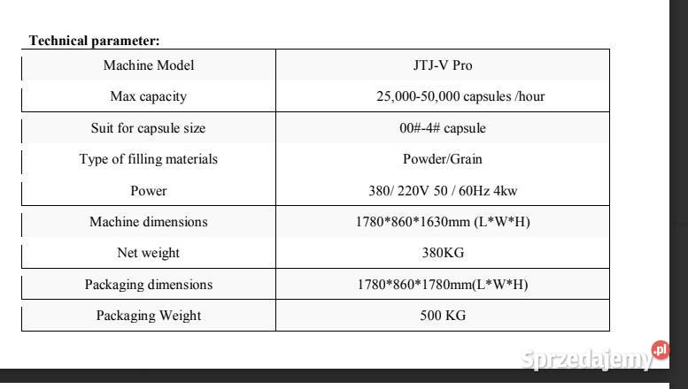 Kapsułkarka pół automatyczna Produkcja Zambrów