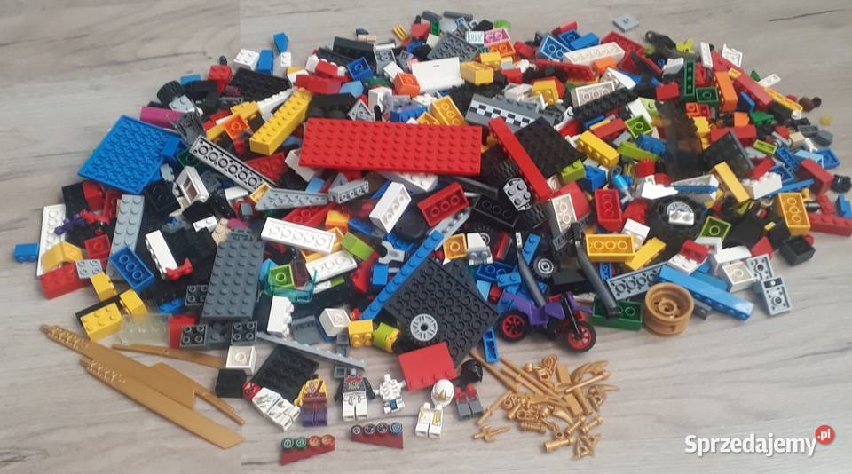 Klocki LEGO mix mieszane 1 w stanie figurki i Nowa Sól