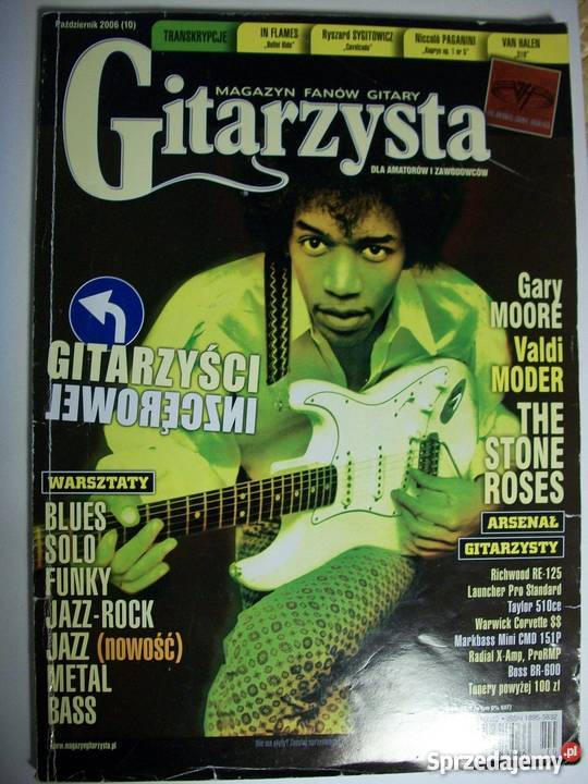 GITARZYSTA 2006 10 PAŹDZIERNIK THE STONE ROSES Czasopisma Warszawa
