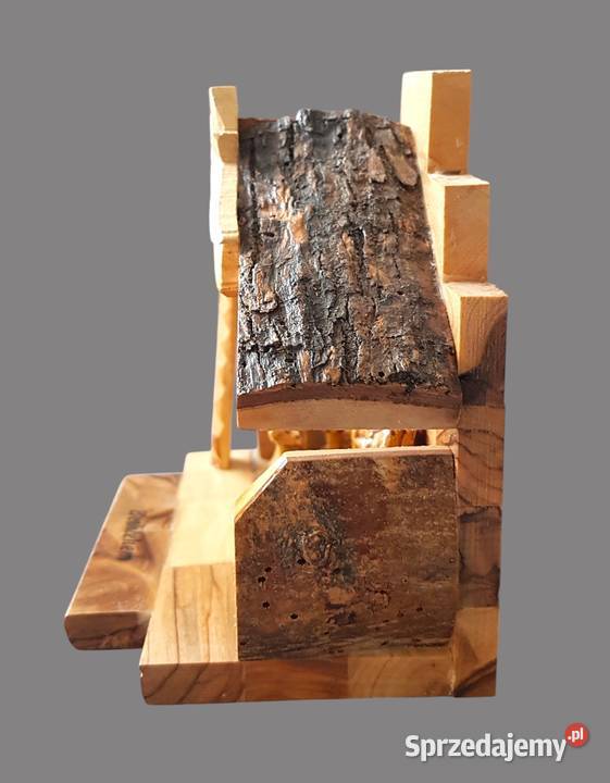 Szopka Bożonarodzeniowa ręcznie robiona Wyposażenie wnętrz Chrzanów