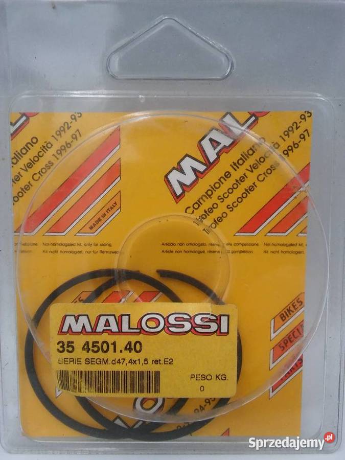 Pierścienie tłoka Malossi Sport 70cc D.47,4x1,5mm