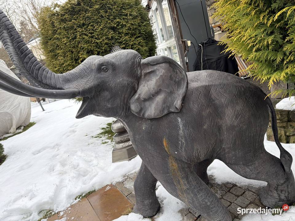 Słoń słonie z brązu duże i solidne Długopole-Zdrój sprzedam