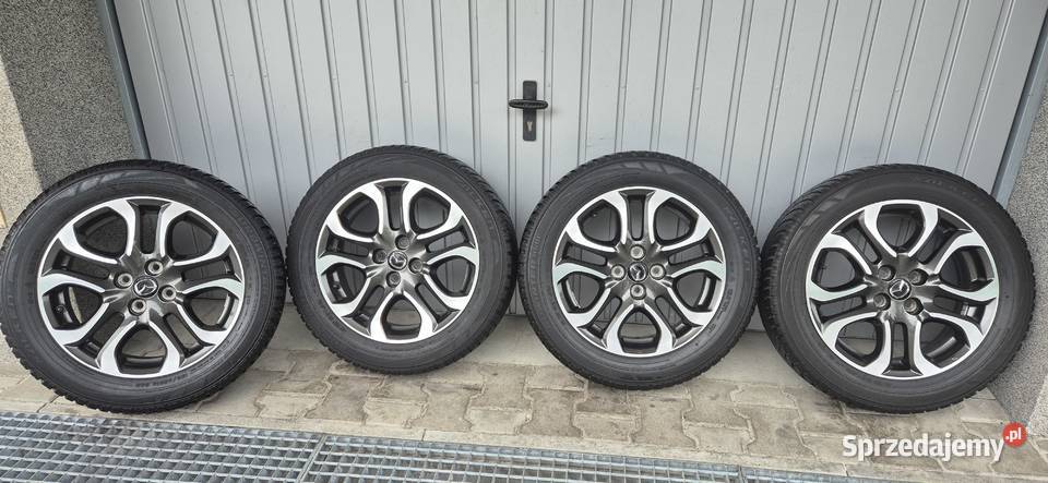 Oryginalne koła Mazda 2 R16 4x100Opony zimowe dolnośląskie Jelcz-Laskowice