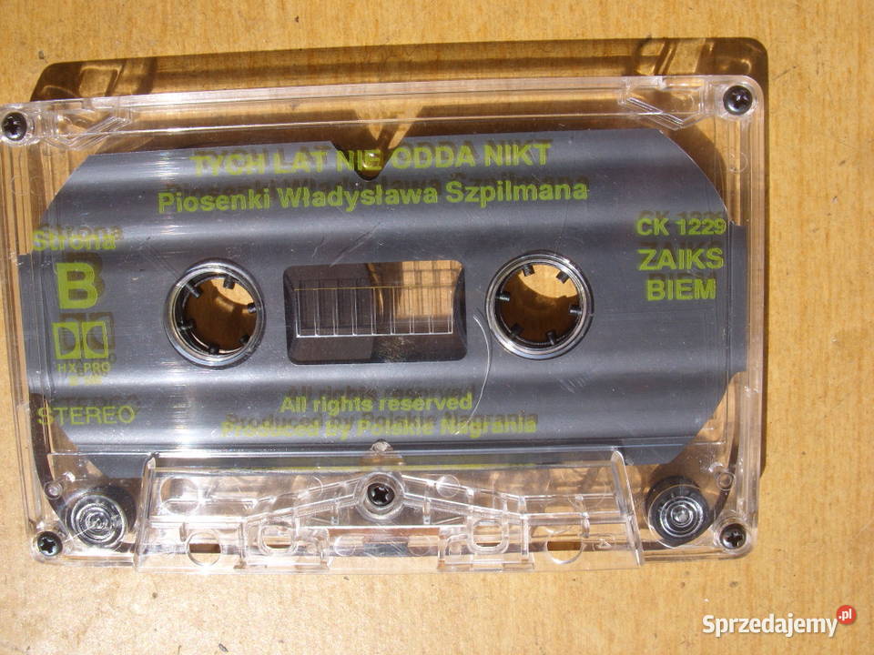 Kaseta skladanka TYCH LAT NIE ODDA NIKTW Wołów