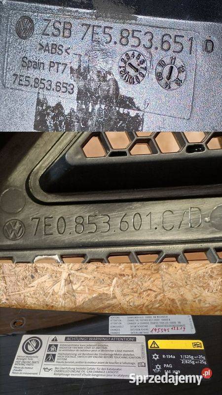 VW T5 MULTIVAN 1520 GRILL ATRAPA CHŁODNICY Pleszew