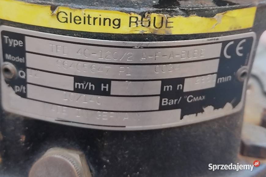 pompa obiegowa Grundfos TFE401202 AFABQBE