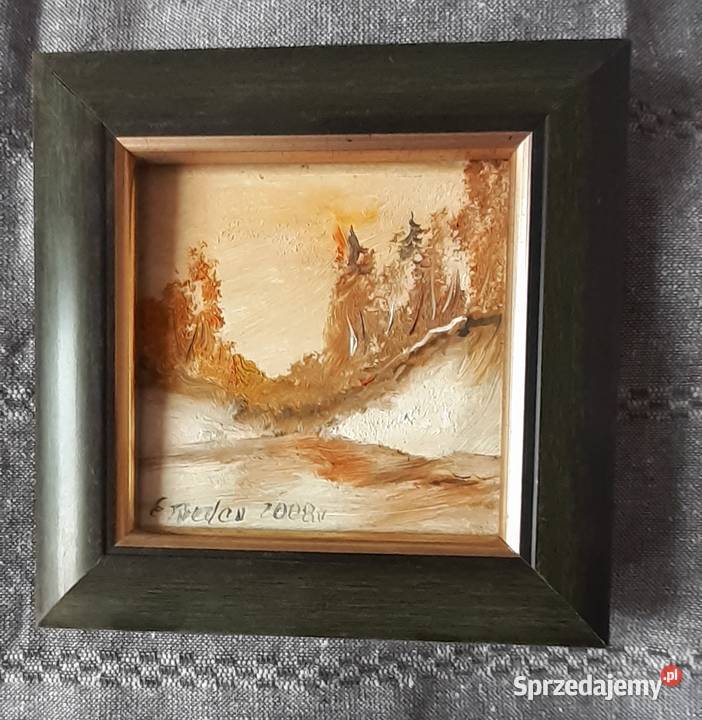 Obraz olejnyPejzaż E Treder Łódź sprzedam