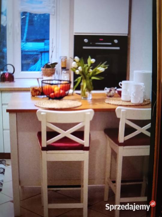 Wyspa kuchenna Ikea duża z Hokerami Halinów