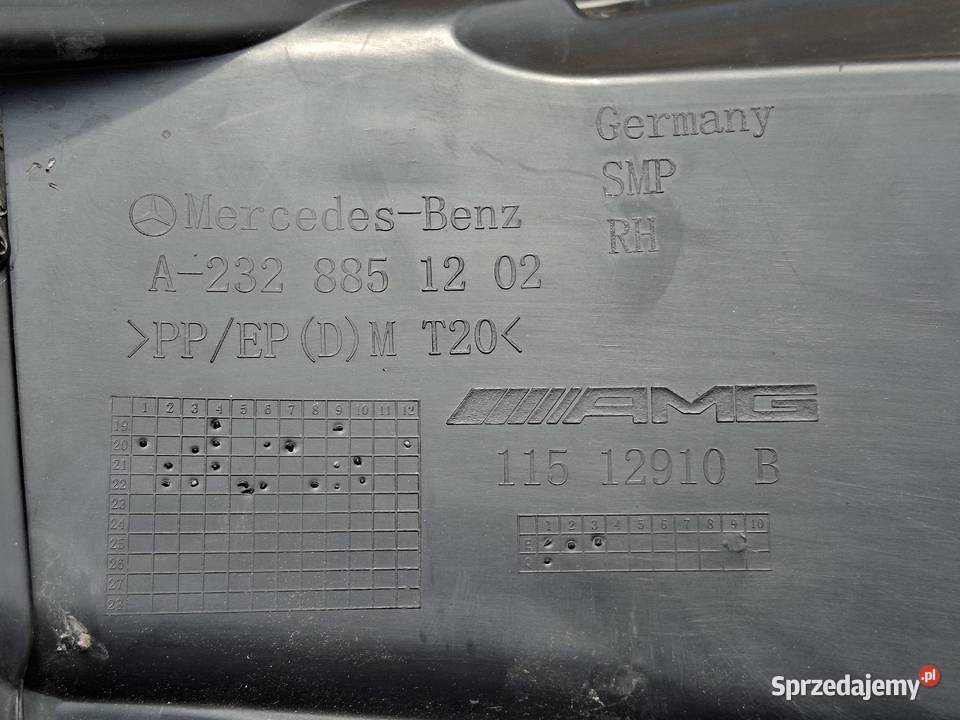 MERCEDES SL W232 AMG KIEROWNICA POWIETRZA PRAWA lubuskie Bieleń