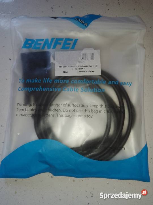 BENFEI Kabel USB C do VGA 18 m Thunderbolt 3 Pozostałe kujawsko-pomorskie Grudziądz sprzedam