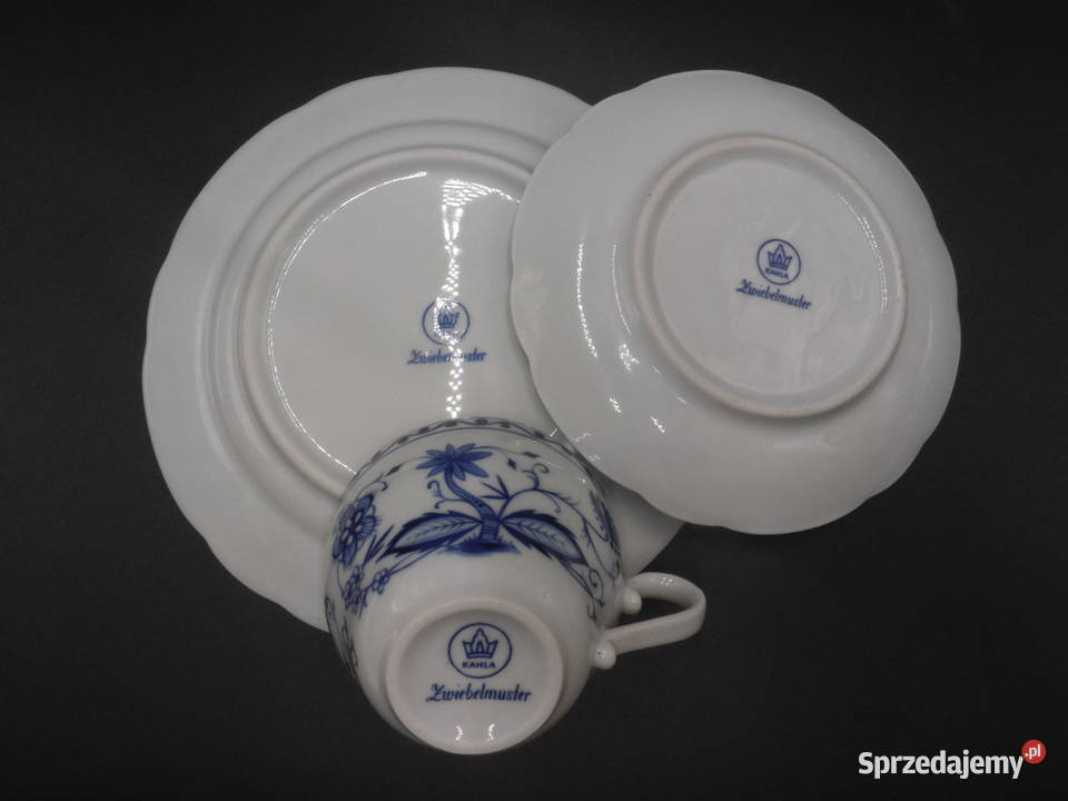 TRIO KAHLA ZWIEBELMUSTER WZÓR CEBULOWY Raszków