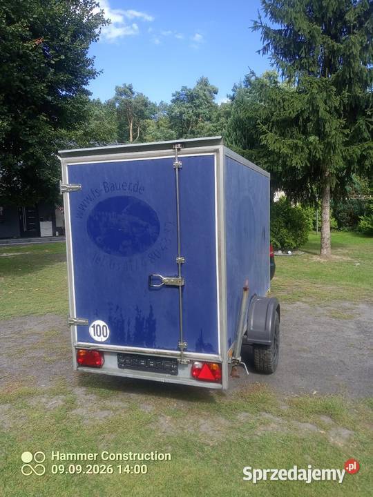 Sprzedam Przyczepkę kontener Dmc 800 pod kontener wielkopolskie Opatówek