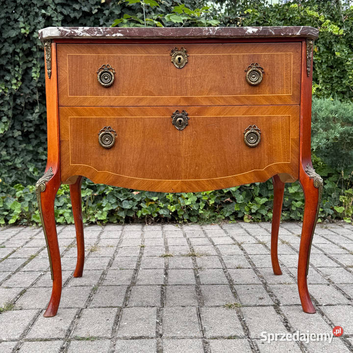 ARTexpert Komoda Ludwik marmurowy blat vintage Dobrzany