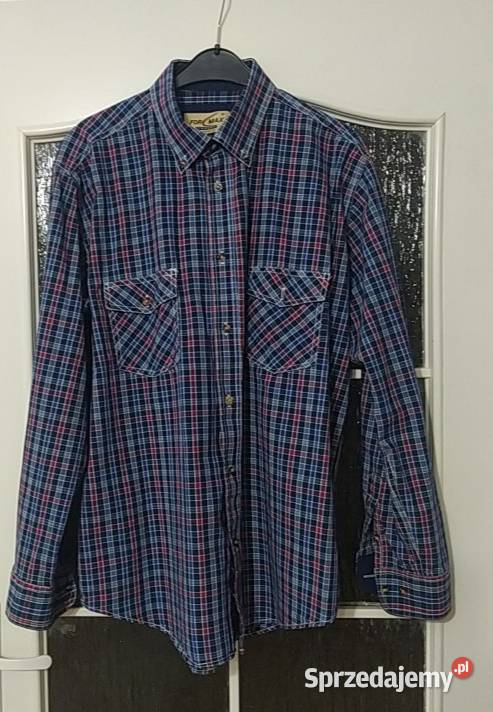 Koszula bawełniana FOR 4243 kolorowy