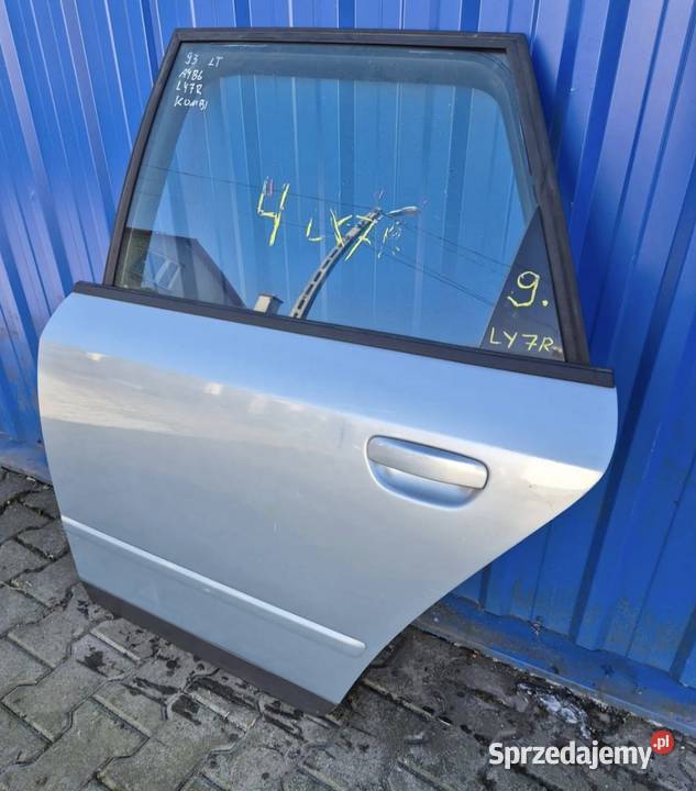 9 DRZWI TYŁ LEWY TYLNE LEWE AUDI A4 B6 KOMBI osobowe świętokrzyskie Działoszyce