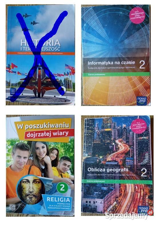 Książki do liceum technikum Żabno