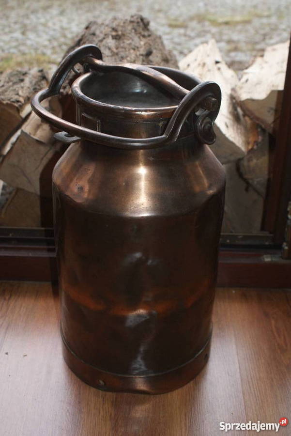 Stara piękna miedziana kanka poj 15 litrów Warszawa