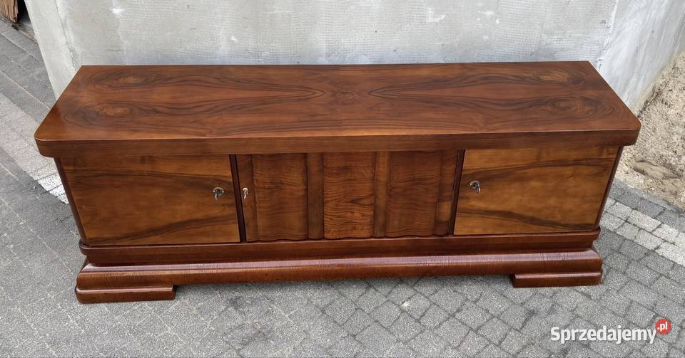 KomodaSzafka RTV Orzech 170 Art Deco Antyk Meble Warszawa