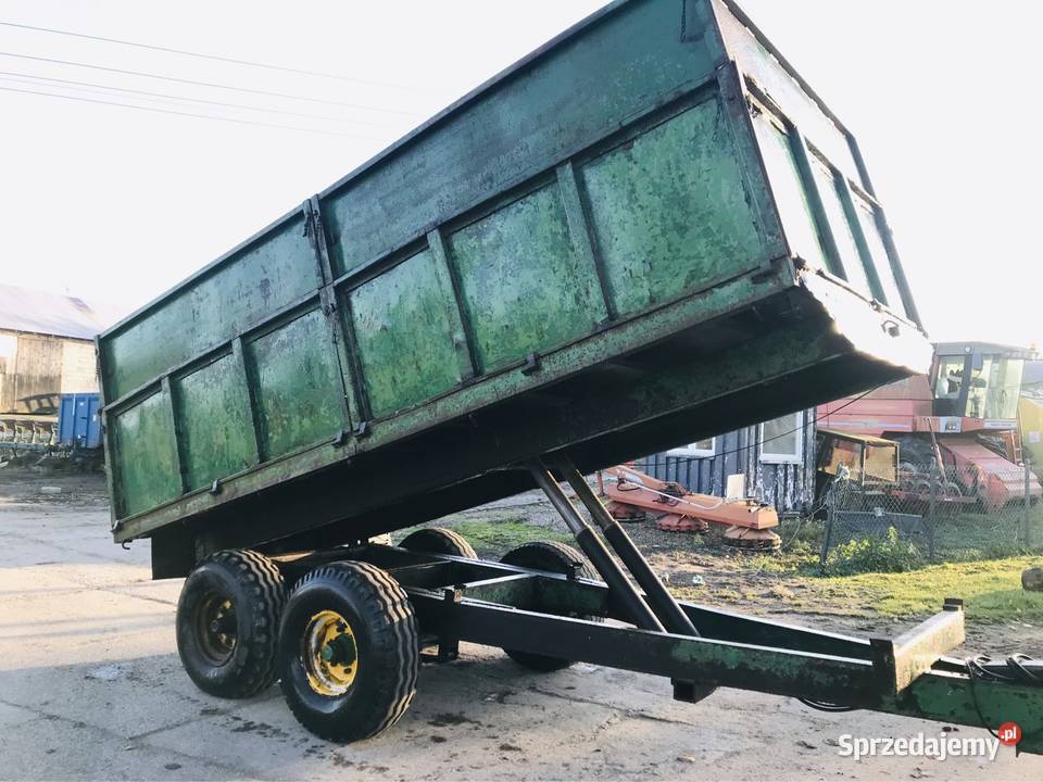 Przyczepa Tandem Skorupa nieuszkodzony Przyczepy rolnicze Tczew